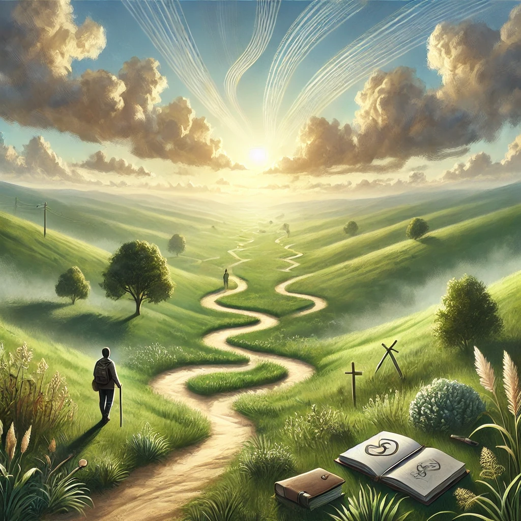 Image representing journey towards fulfilling work